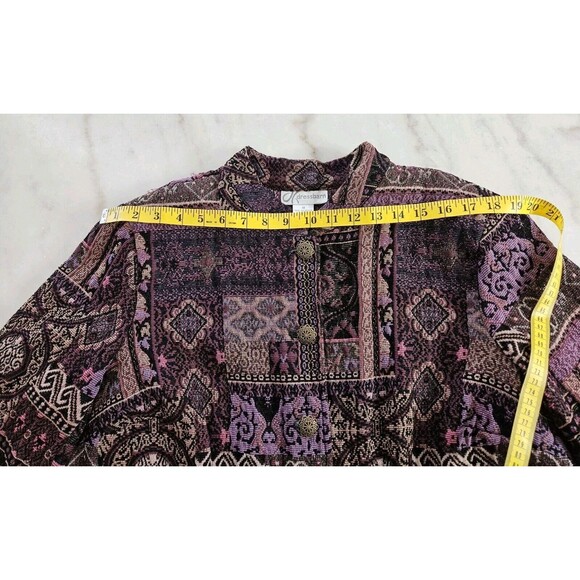 VTG Dressbarn Tapestry Blazer Women’s Jacket Size 1X, Vintage - Picture 7 of 10